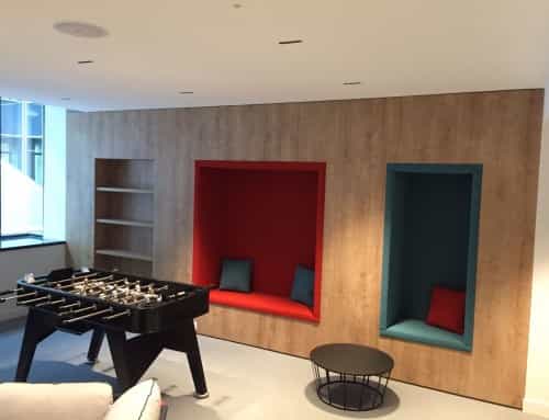 Agencement d&rsquo;un niveau de bureaux open space